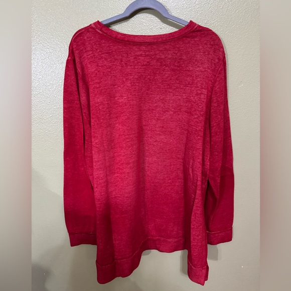 Lane Bryant “Blessed Mama” Red Long Sleeve top size 22/24 - Picture 3 of 3